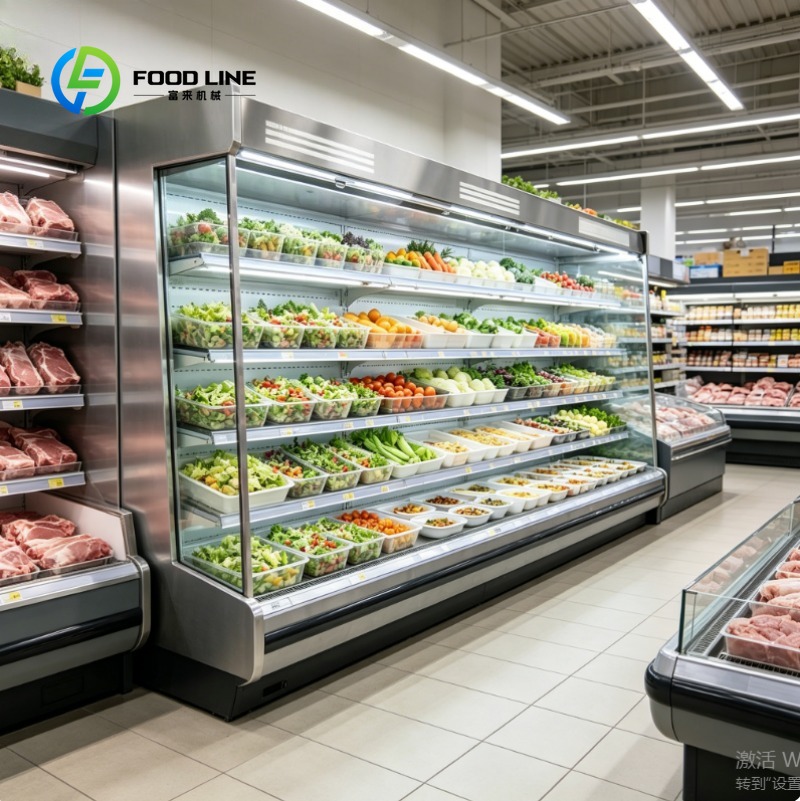 Food Energy Snacks - ثلاجة عرض مخصصة موفرة للطاقة للوجبات
