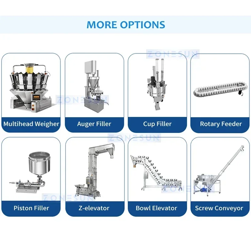 Food And Snacks - آلة التغليف بالتفريغ الدوارة ZONESUN ZS-VPM16