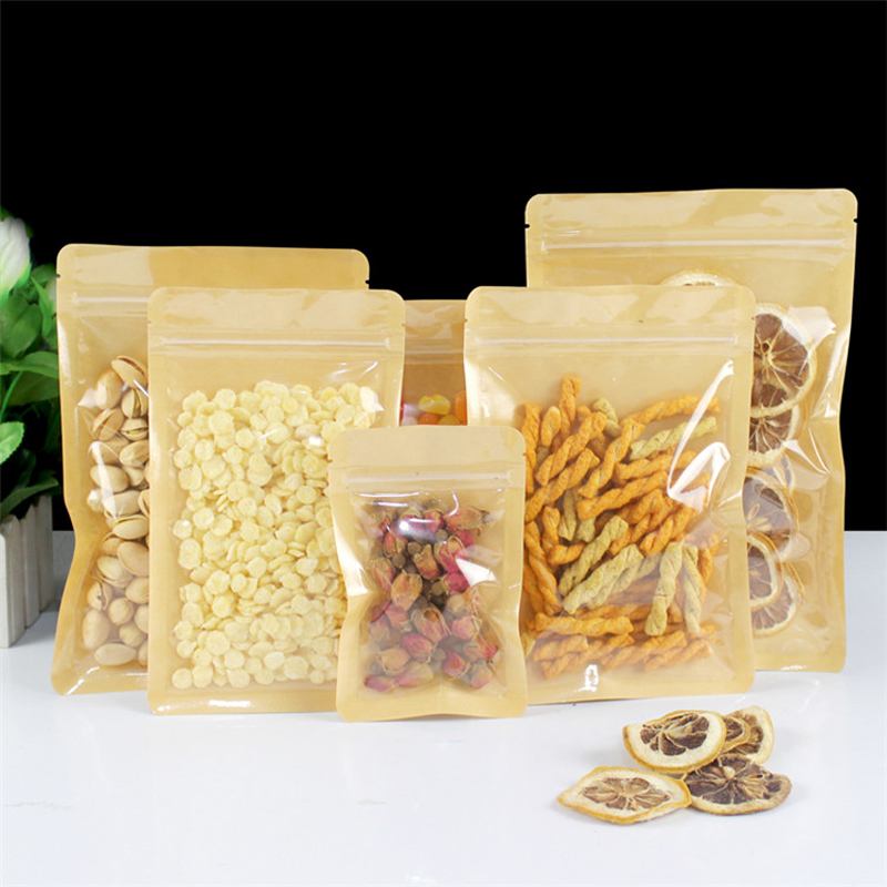 Food Or Snacks - البني جانب واحد واضح الأغلاق نافذة
