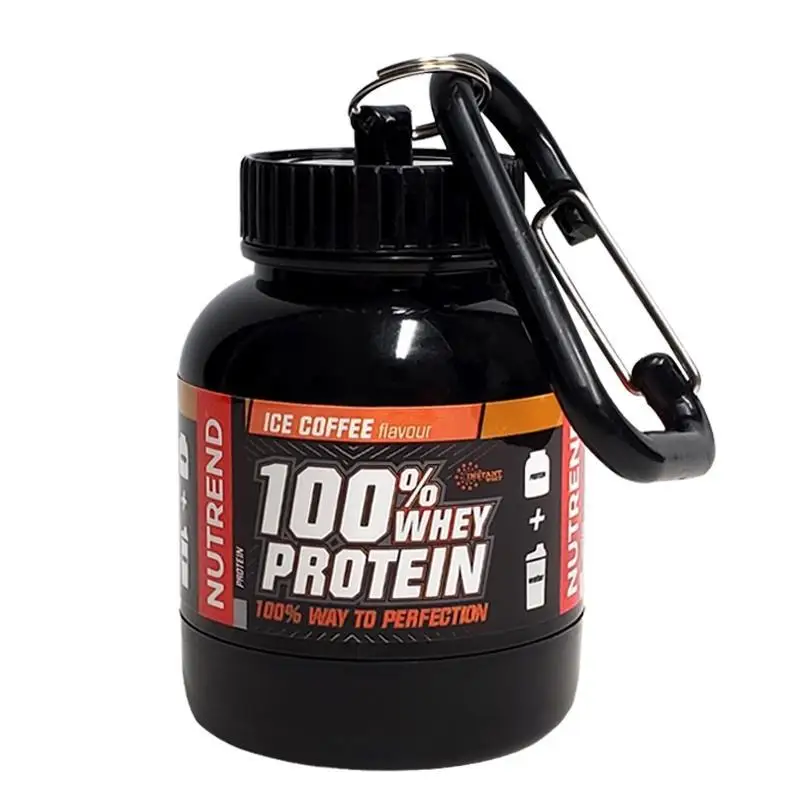 Protein Bar Box - حاوية مكملة لمسحوق البروتين المحمولة ،