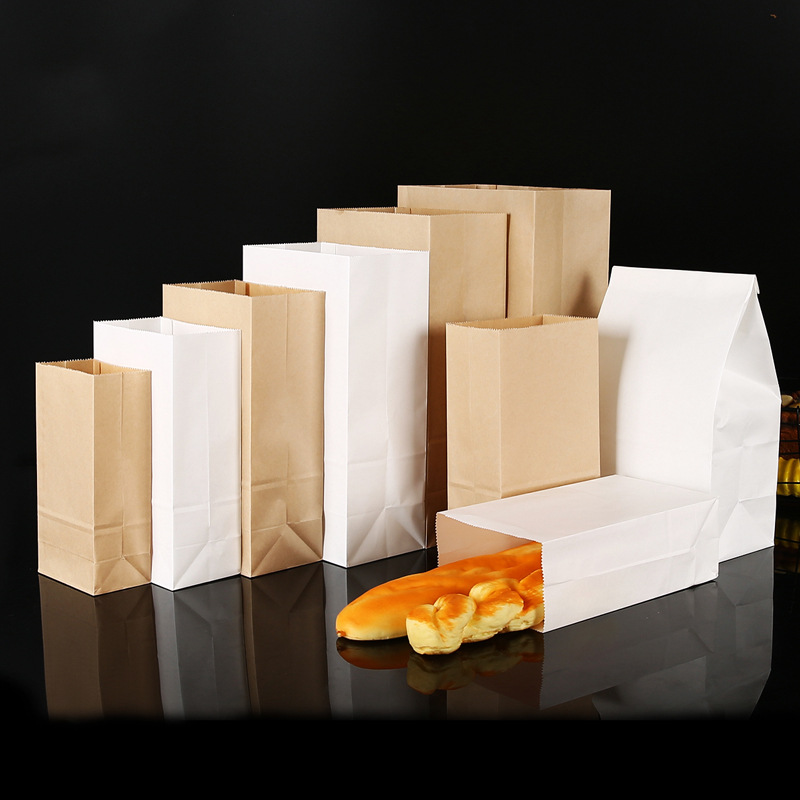 25/50 قطعة أكياس ورقية بنية ال - مراجعة Food Or Snacks وسعره