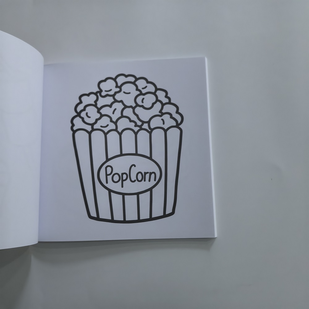 كتاب تلوين المشروبات والحلويات - مراجعة Food Snacks Coloring Book وسعره