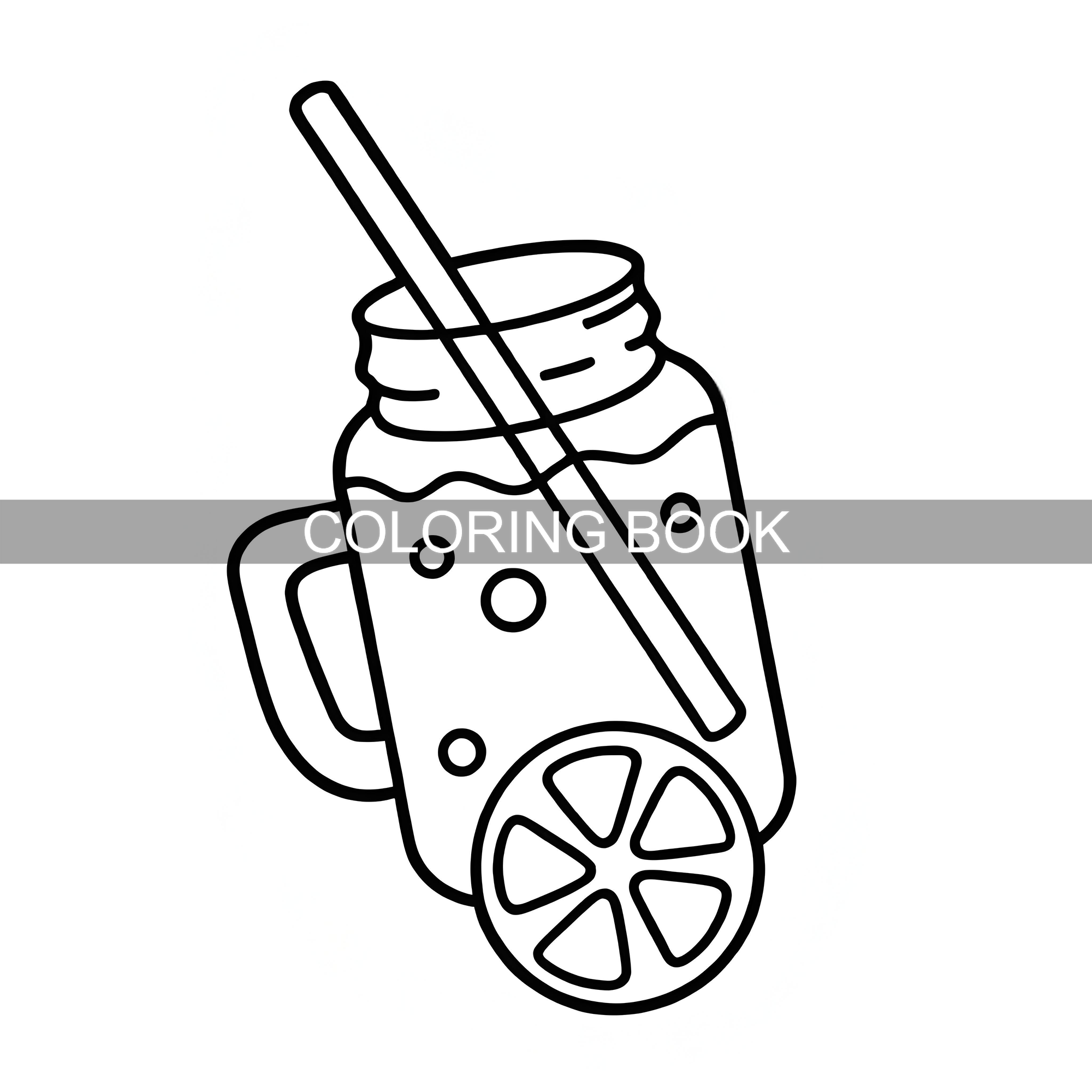كتاب تلوين الحلويات اللذيذة -  - مراجعة Food Snacks Coloring Book وسعره