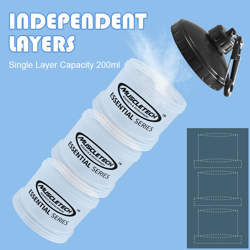 3-layer المحمولة صندوق مسحوق ا - مراجعة Protein Bar Box وسعره