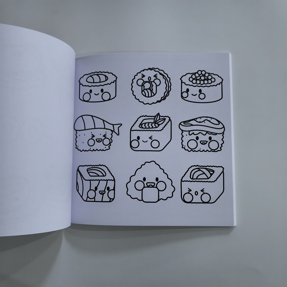 كتاب تلوين سهل الجريء للمشروبا - مراجعة Food Snacks Coloring Book وسعره