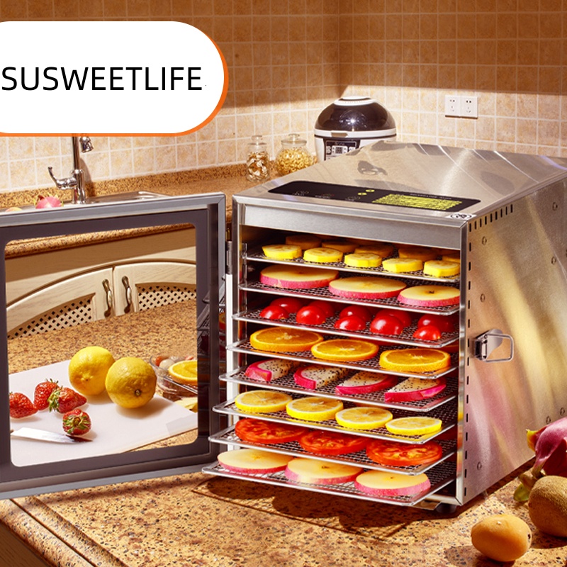مجفف طعام بسعة كبيرة 500 واط م - مراجعة Healthy Snacks Food وسعره