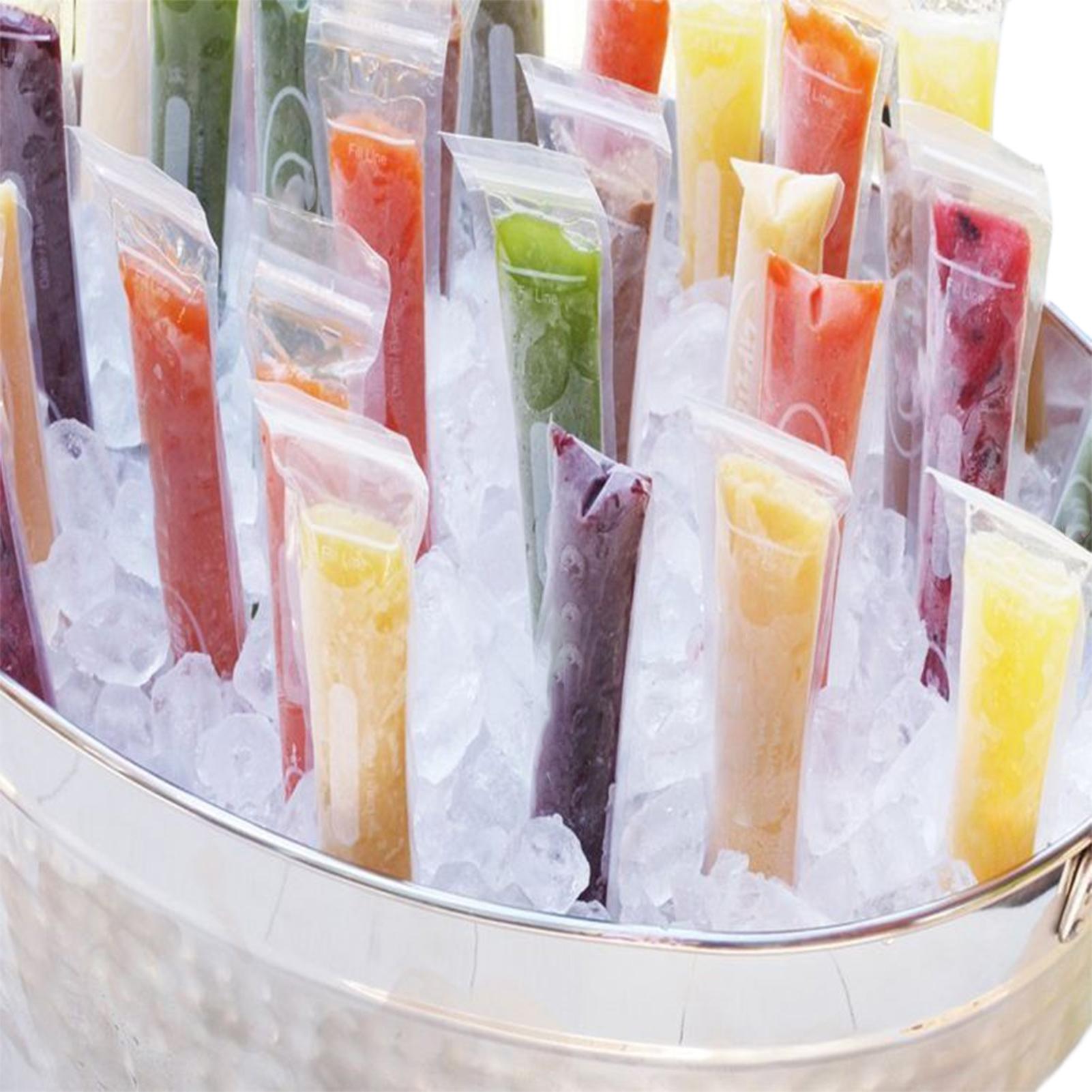 أكياس تجميد المصاصات 100 قطعة، - مراجعة Healthy Snacks Food وسعره